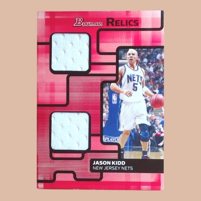 Jason Kidd   2007-08 Bowman Dual Relics #BR-JK 095/199 Nets HOF