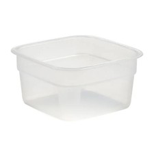 Cambro HFSFSPROPP190 CamSquare Fresh Pro 1/2 Qt Polypropylene Food Container
