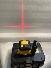 Dewalt 36 ft. Red Self-Leveling Cross Line Laser Level Batteries  Case DW08802