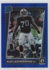 2021 Panini Donruss Optic Rated Rookie Blue Hyper Prizm Alex Leatherwood 14gy