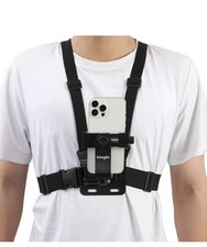 mobile phone chest mount harness strap cell phone holder mount for video