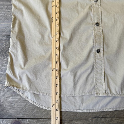 Gramicci Button Shirt Herren XL No-Squito Langarmhemd Khaki Belüftet Rollriegel - Bild 12 von 15