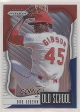 2021 Panini Prizm Old School Red White & Blue Prizm Bob Gibson #OS-3 HOF 0s4r