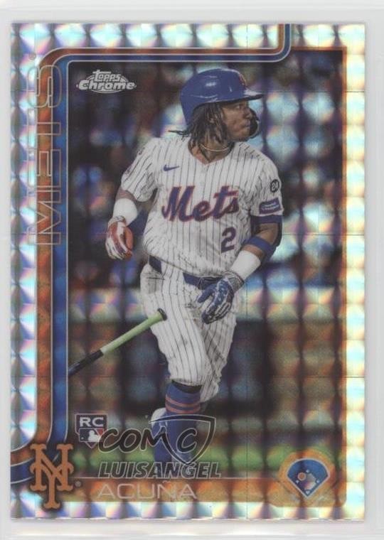2025 Topps Chrome Geometric Refractor Luisangel Acuna Luisangel Acuña #56 4k8