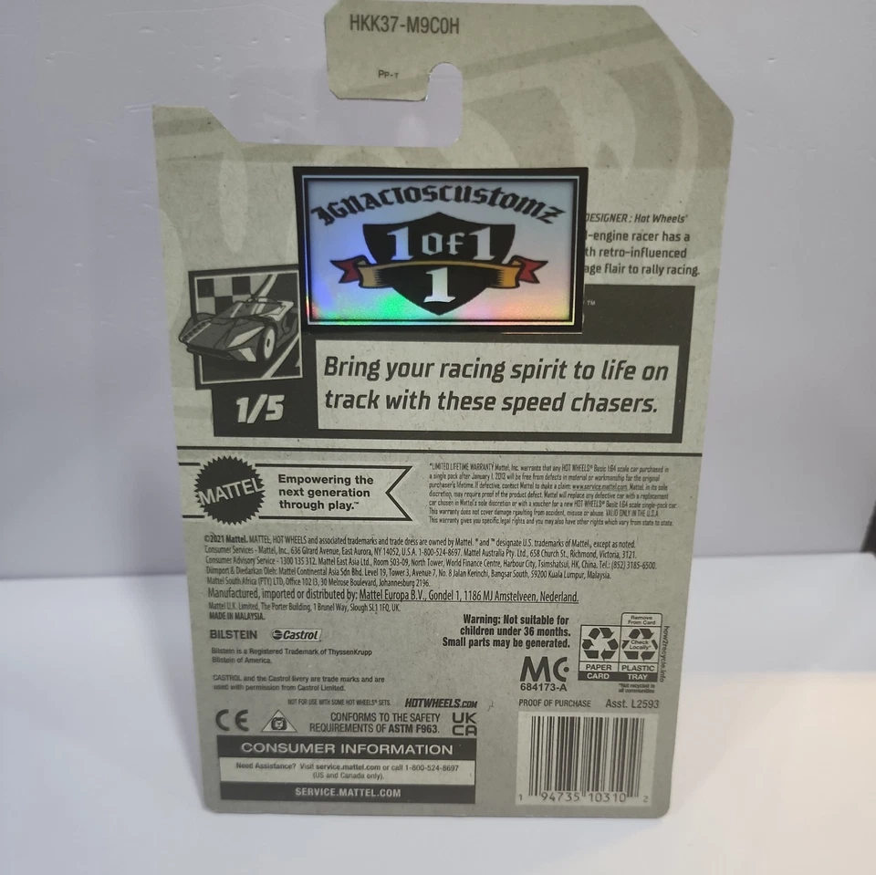 Spectraflame pink Anime Zero Two Hotwheels Custom  Mercedes-Benz 500E GRX 59!!!! - Image 3 of 4