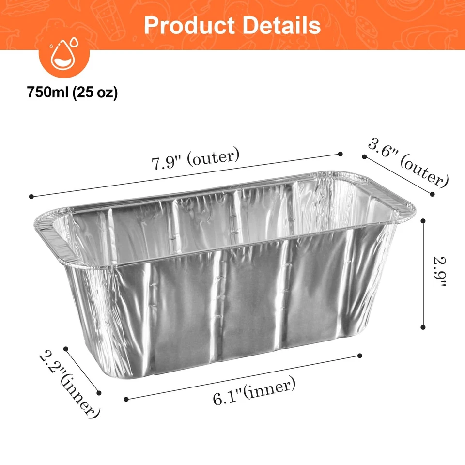 Paquete de 50 accesorios para plancha Blackstone forros para vasos de grasa, bandeja de goteo aluminio F... Foto 2 de 4