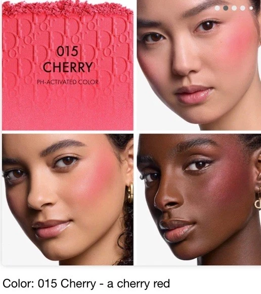 DIOR • Backstage Rosy Glow Blush • 015 Cherry • New Formula • New In Box - Image 4 of 4