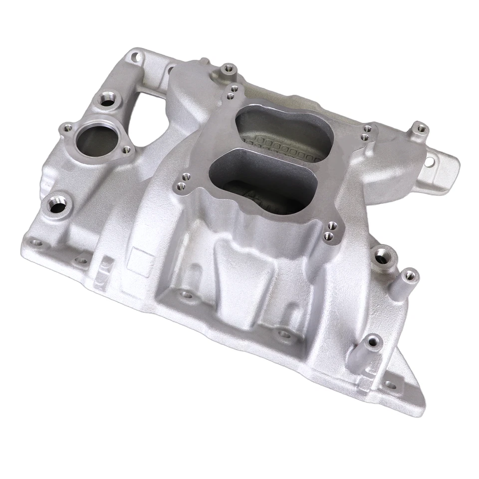 Dual Plane Intake Manifold 7156 For Pontiac 65-79 326 350 389 400 455 V8 - Image 4 of 4