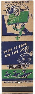 WW, NORTH AMERICAN AVIATION "PLAY IT SAFE ON THE JOB" , ANTI JAPANESE FOOT COVER