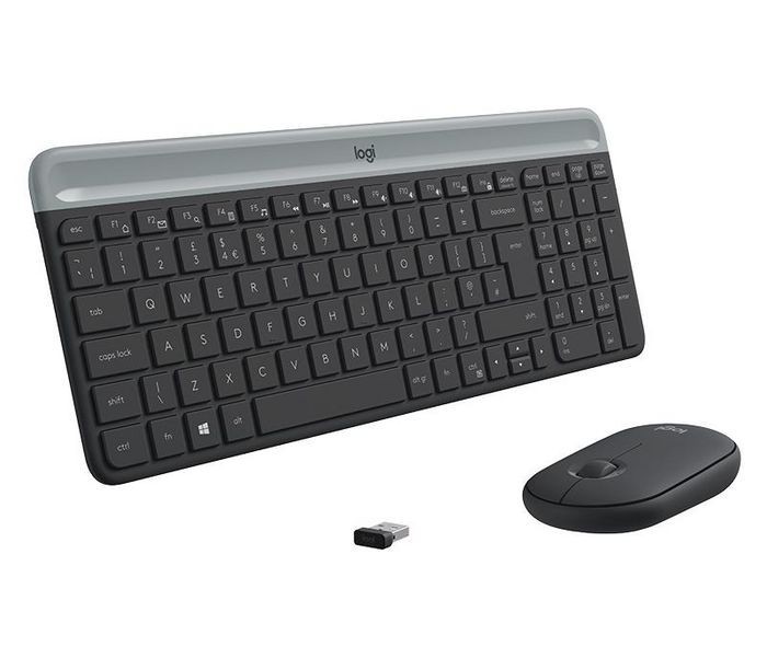 920-009192 Logitech Logitech Slim Wireless Keyboard and Mouse Combo MK470 ALKALI