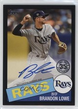 2020 Topps 1985 Baseball Series 2 Black 131/199 Brandon Lowe #85A-BL Auto 0sm9