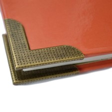 20 Pcs Vintage Bronze Corner Protectors Decorative Metal Covers Antique Safet...