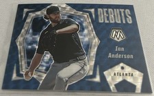2021 Panini Mosaic Baseball Ian Anderson Atlanta Braves Debuts Prizm Rookie #PD7
