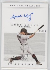 2021 Panini National Treasures Retro Signatures 95/99 Andy Young Auto 13ag