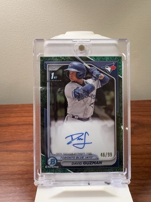 2024 Bowman Chrome David Guzman #CPA-DGM 1st Green Refractor