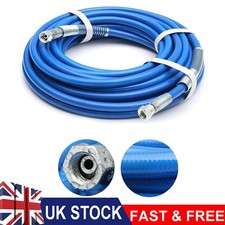 15m 50FT TPU Air Hose Line For Air Compressor Tools 1/4" BSP 900psi Blue