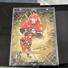 Fanatics Leo Carlsson Emanate Anaheim Ducks Autographed Serial Numbered Card