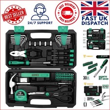 Complete 62-Piece Hand Toolbox Set - Lightweight Tools for Effortless Repairs