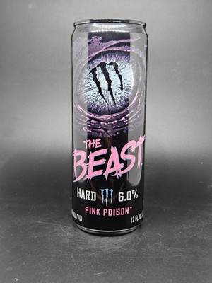Monster Energy The Beast Pink Poison 12 Fl. Oz 355 ml 1 x volle Dose 