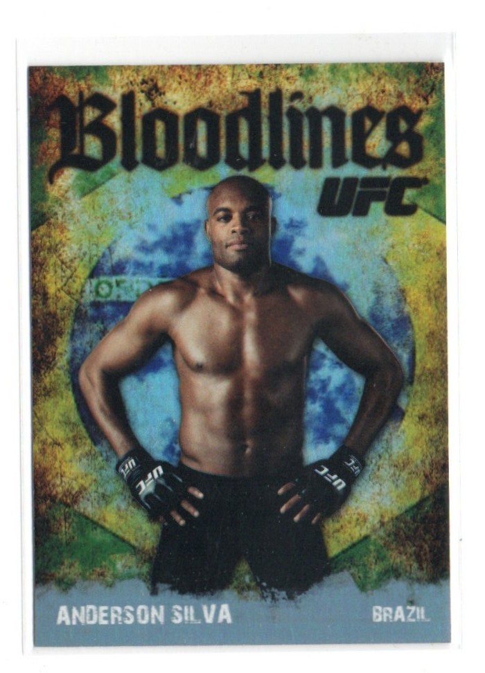 2009 Topps UFC Anderson Silva Bloodlines #BL-16 MMA FIGHTING HOLO RC