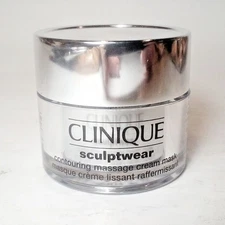 Clinique Sculptwear Contouring Massage Cream Mask Travel Size 0.5oz /15ml