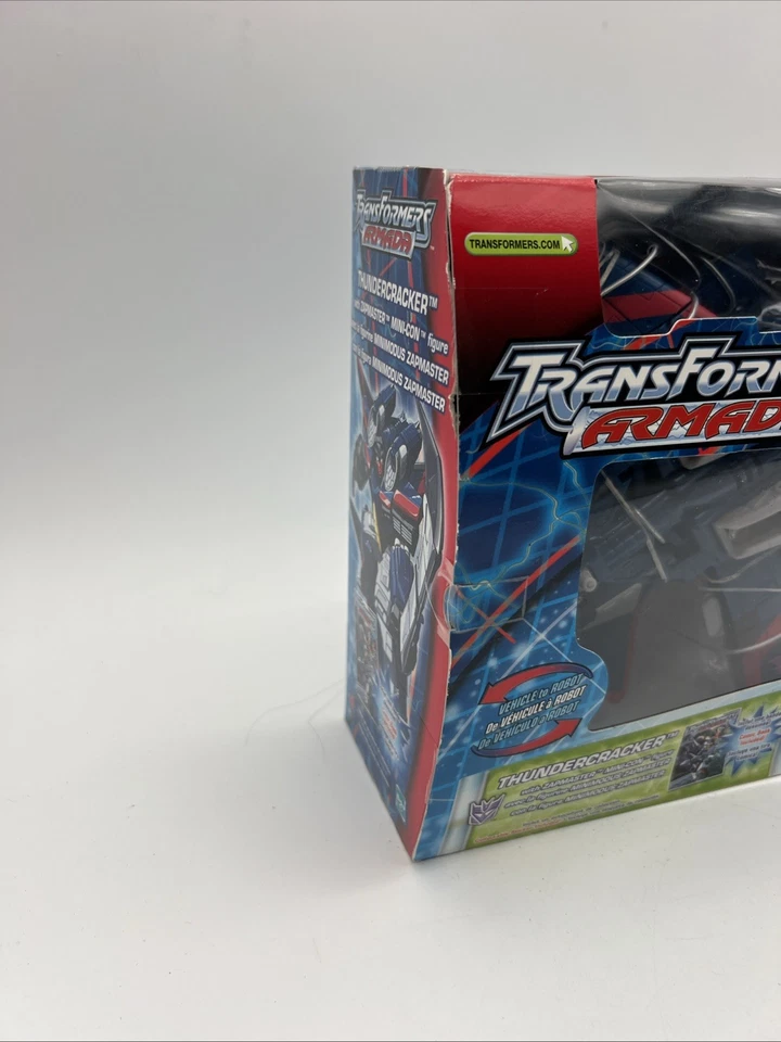 Transformers Armada THUNDERCRACKER Figure w/ Zapmaster Mini-con 2002 Hasbro NEW - Image 3 of 4