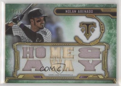 2020 Topps Triple Threads Relics Emerald 18/18 Nolan Arenado #TTR-NA3 4ti