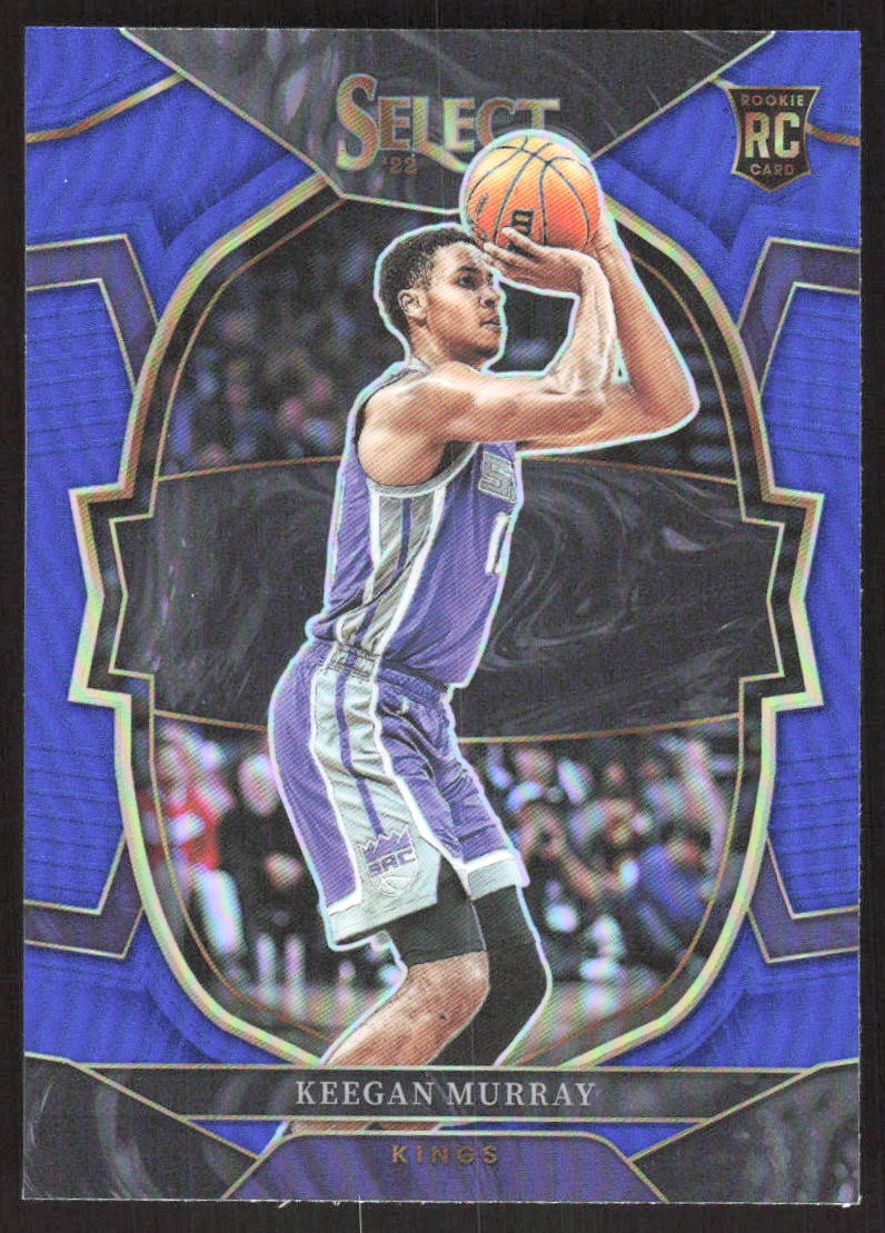 9338H 2022-23 Panini Select #81 Keegan Murray Blue Prizms