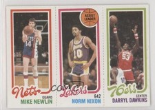 1980-81 Topps Mike Newlin Norm Nixon Darryl Dawkins #180-134-159 0w6