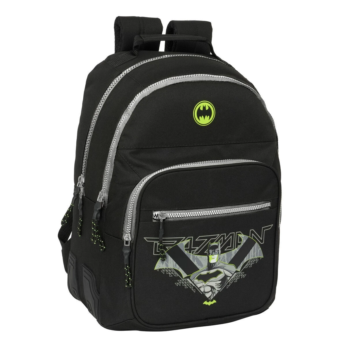 Safta BATMAN LEGENDARY - Zaino scuola per bambini, ideale per bambini di diverse età, comodo e versatile, qualità e resistenza, 27 x 10 x 33 cm, colore blu marino, Blu navy, Estándar