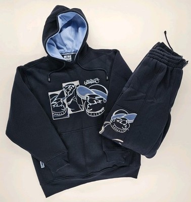 VTG Southpole Men's Y2K Tracksuit Hoodie Sweatpants Set Baggy BBoy