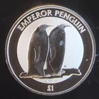 2023 British Antarctic Territory Emperor Penguin Rare-0.999 Silver 1 Oz Art Coin