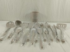 Stilvora Kochbesteck Set 12er Silikon Küchenutensilien Küchenhelfer Kochbesteck