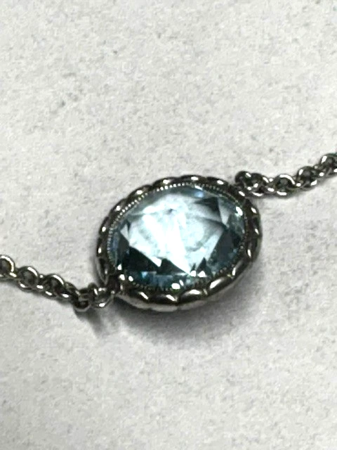 TACORI 925 STERLING SILVER AND 18K YELLOW GOLD AND SKY BLUE TOPAZ BRACELET - Image 2 of 4