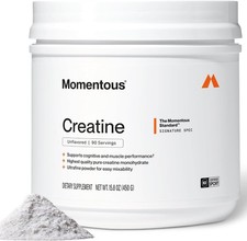 Momentous Creatine Monohydrate Powder,5g per Serving,Unflavored