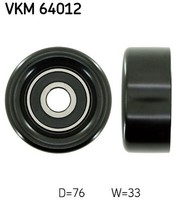 Skf Vkm 64012 Abweichungs-/FüHrungsrolle, V-Rippenriemen FüR Dodge, Hyundai, Kia