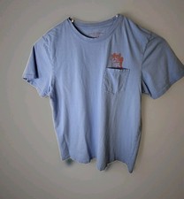 Chubbies Captain Meow T-Shirt Mens Medium 100% cotton USA Made Graphic T Pocket