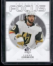 Lukas Cormier 2024-25 SP Authentic #FF-41 Freshman Focus Vegas Golden Knights