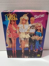 CT1 Barbie Golden 1993 Vintage 100 Piece Jigsaw Puzzle 11.5   X 15  Complete