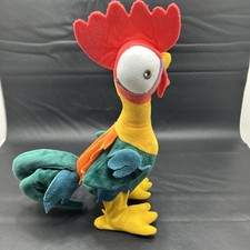 Disney Moana Clucking Plush Rooster Chicken Hei Hei Screaming Dancing 12" Toy