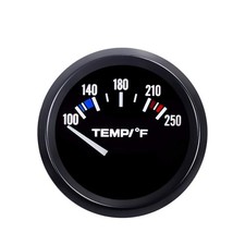 ESUPPORT Universal Car 2 52mm Pointer Water Temp Temperautre Gauge Meter Fahr...