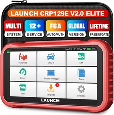 2026 Launch CRP129X V2.0 PRO OBD2 Diagnosegerät Scanner TPMS EPB SAS BMS DPF Öl