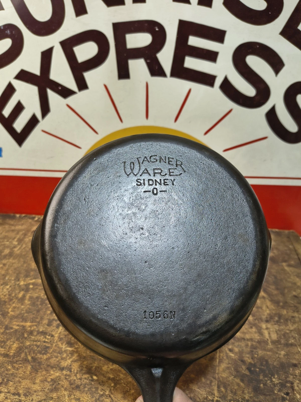 "Fully Restored" Wagner Cast Iron Skillet Frying Pan 8" Seasoned Flat