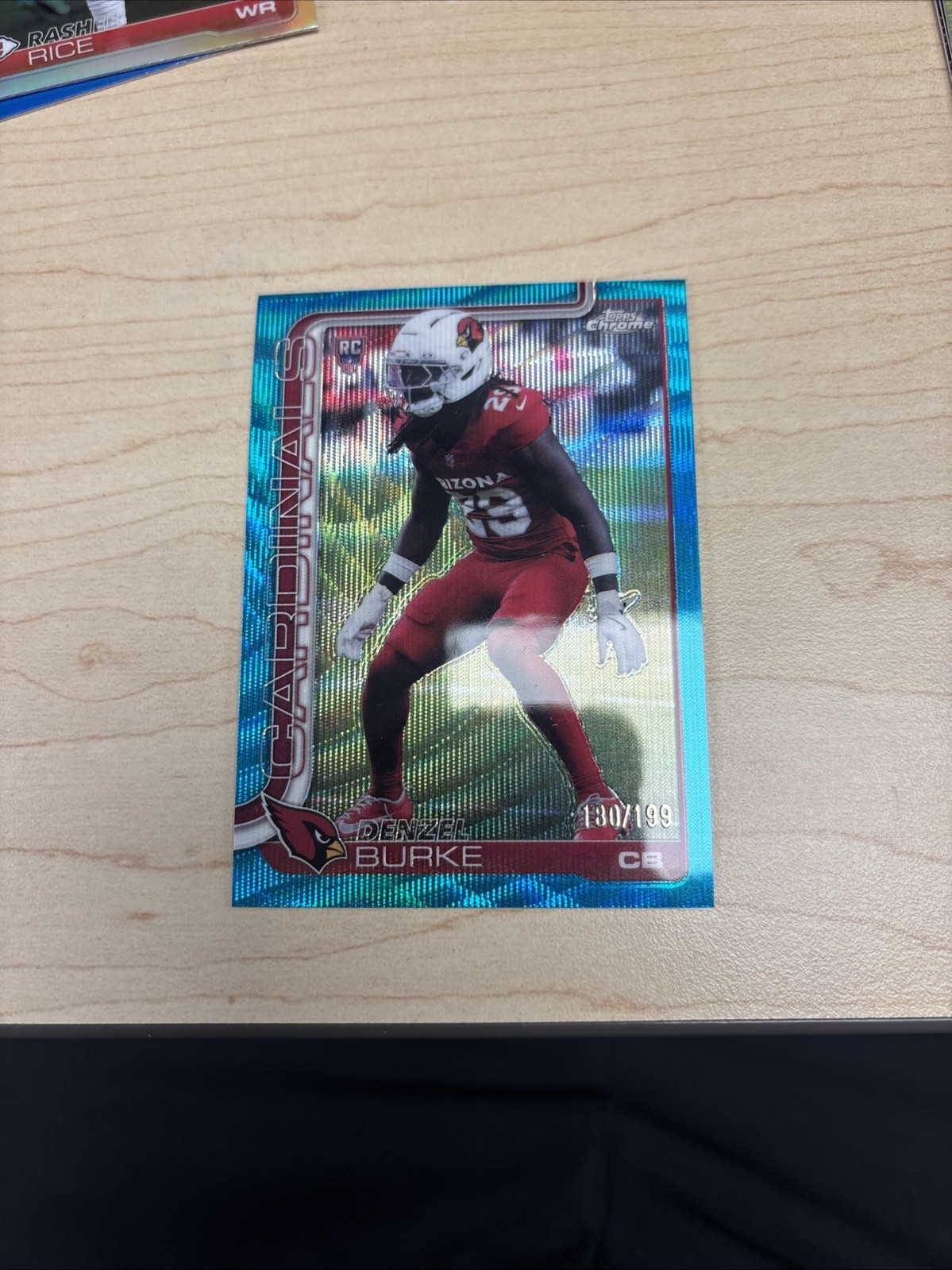 2025-26 Topps Chrome - Derik Queen #263 Blue Wave Refractor /150 (RC)