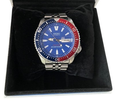 Seiko Automatic Pepsi Bezel Limited Edition Divers Gents Watch
