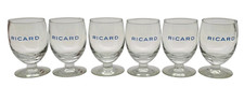 🥃 Lot de 6 Verres RICARD Officiels – Verres à Pastis Vintage 🍸