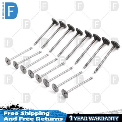 Intake Exhaust Valves Set for AUDI A3 VW Jetta Golf Plus Tiguan Scirocco 1.4 TSI