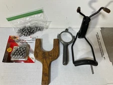 Vintage lot of 3 Slingshot Wham-O Sportsman, Scope, Marksman 3040 READ