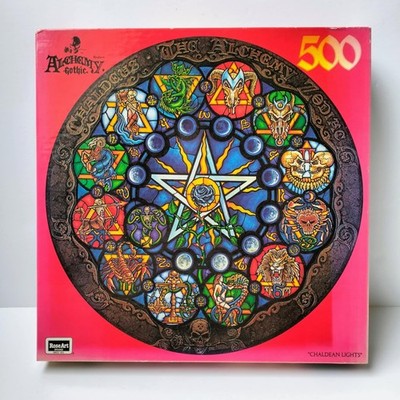 ROSEART Puzzle Chaldean Lights Alchemy Gothic 500 Piece Jigsaw Factory Sealed
