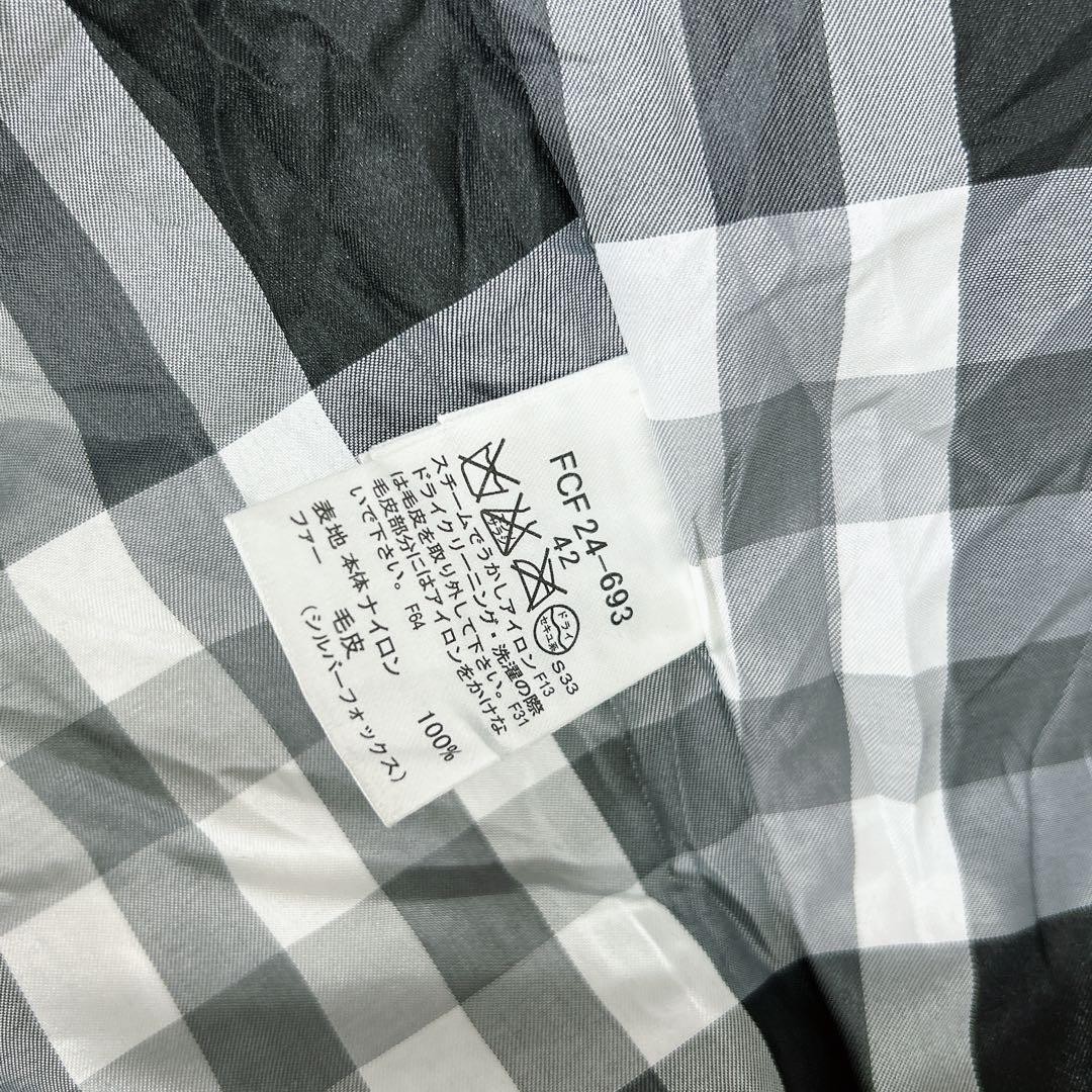 Burberry  Highest Quality  Blue Label White Goose Down Coat Black 42 XL thumbnail 17